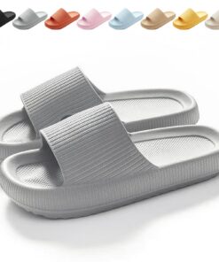 Calish Chaussons Antidérapants Très Léger Semelle Épaisse pour Homme et Femme - Maison, Jardin, Salle de Bain, Piscine,