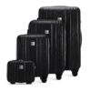 WITTCHEN Ultimo Line Valise de Voyage Noir | Polycarbonate TSA | Poignée Télescopique 4 Roulettes | Serrure TSA | Bagage
