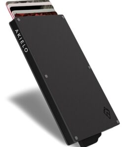Portefeuille Homme AKIELO Collection Alpha – Protection RFID Coffret Cadeau