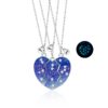 Collier Hifot en argent Best Friends Lueur Étoile 3 Filles Séparable Amour Cadeau Anniversaire