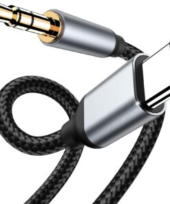 Câble USB C vers |5mm Jack 1.2M Recycled pour Voiture et Home, Compatible iPhone 17/16/15 et Samsung S23/S22/S21, Foncti