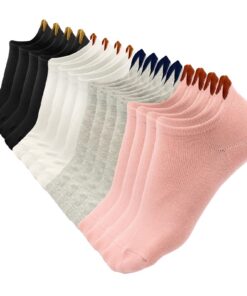 Soleeya Chaussettes Coton Feminines Respirantes 35-38 pour Marche et Running Jour