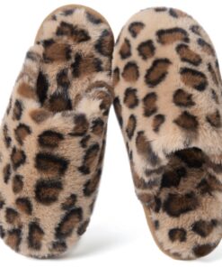 Chaussons Coswind Femme Homme Hiver Chauds Antidérapants et Confortables Souples Doublure Peluche Douce