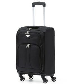 Valise Flight Knight Lightweight Robuste Anti-Craque Idéal pour Voyageurs Cabine Hand Luggage