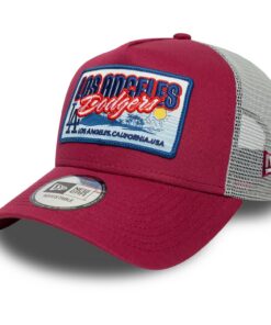 Capsule New Era A-Frame Trucker Cap MLB Patch Los Angeles Dodgers Hommes Chapeaux Baseball Coton Américains Cap mlbDodge