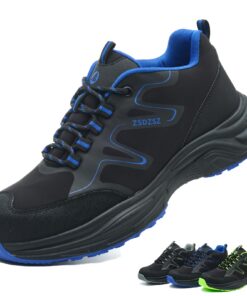 ZSDZSZ Chaussures de Sécurité Hommes Légères et Respirantespour Travail Antidérapantes et ConfortablesChaussures de Chan