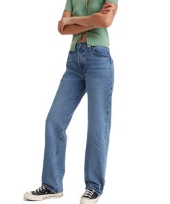 Levi's 501 90's Jeans Femme en Coton Élégant pour Femmes Vintage Mode