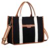 RAVUO Sac Cabas Grande Capacité Pour Ordinateur 15.6 Pouces Tolie Lycee Epaule Tote Bag pour Femmes Affaires Shopping Tr