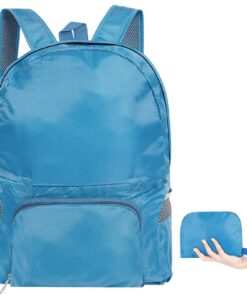 AiQInu Sac à Dos Pliable Ultra Léger Unisexe pour le Camping et l'extérieur
