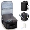 WEFLIER Sac de voyage sous vide Ryanair, Sac airbag cabine WEFLIER, Noir WEFLIER Sac de voyage sous vide avec pompe, S