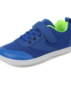 LYKDKAS Chaussures pieds nus minimalistes larges pour enfants - Idéales pour la marche et la course sur sentier - Taille