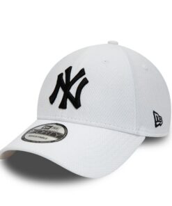 New Era – Chapeau en Bleu Réglable 9Forty pour Los Angeles Dodgers MLB – Collection Diamond Era Essentials