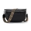 Sac Bandouliere Boadlol Femmes Cuir Vegan Léger Poches Multiples Usage Jour et Nuit