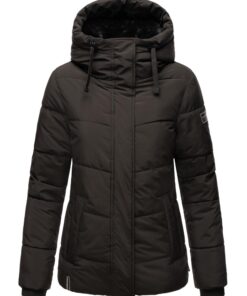 Veste d'hiver chaude Navahoo femme matelassée capuche fourrure synthétique amovible S-3XL