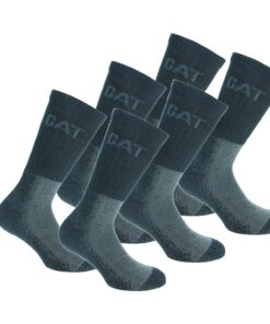 Caterpillar Chaussettes de Travail Lourdes Caterpillar 6 Paires Élégantes et Durables en Coton avec Élasthanne Lycra pou