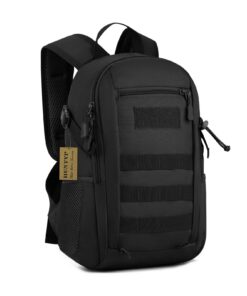 HUNTVP Sac à Dos Militaire Molle Petit Cartable pour Randonnée et Camping 15L Multifonctionnel