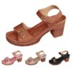 Pantoufles lavables jaunes femme - Baskets fasciite plantaire adulte - Tongs noires femme