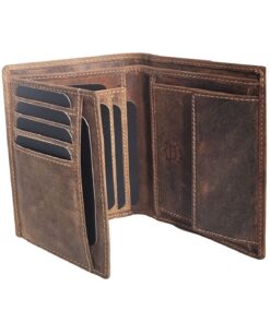 Frédéric&Johns® Portefeuille Homme en Cuir Véritable – Protection RFID et Compact – Compatible Permis de Conduire – Styl