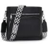 Sac à main Snmoec femme en noir, bandoulière et cartable - Style et praticité pour la femme moderne