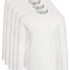 Chemise Homme Longue Manche 100 % Coton Col Rond (Pack de 5) - Vendu et expédié par East Chemise