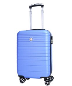 VIDA since 1995 VR611B Valise Rigide Qualité/Prix Bleu Argenté Adultes Voyage