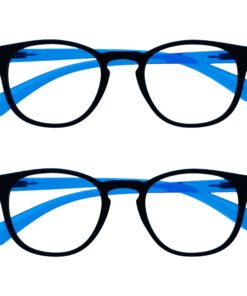 OPULIZE Lunettes de protection contre la lumière bleue pour enfants 6+ Noir Neon Bleu Rose Protection écran Garçons Fill