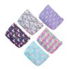 GALPADA Porte-Monnaie Licorne PU Robuste, Fermeture Éclair, Portable, Lot de 5 Pièces, Idéal pour Pièces et Cartes, Usag