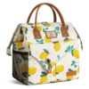 Sac à déjeuner isotherme Lekesky de 10 L pour femme au travail citron