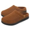 Chaussons VeraCosy Hommes Chauds Mocassin Memory Foam Hibou pour Hiver Séances De Relaxation 42EU