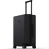 VALISE CABINE ÉLÉGANT MICRO DIAMANT LEVEL8 NOIRE | 55x37x23CM | 40L | RIGIDE AVEC 4 ROULETTES PIVOTantes & SERRURE TSA |