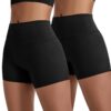 Short Sport VOENXE Femme Élégant et Confortable, Anti-Frottement Global Recycled Standard, Lot De 2 Short Cycliste VOENX