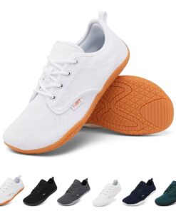 Geweo Chaussures Pieds Nus Barefoot Minimalistes Respirantes Antidérapantes Légères pour Hommes et Femmes