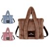 Sac Aucuu Peluche Femme Hiver Moelleux
