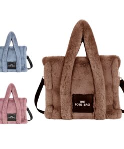 Sac Aucuu Peluche Femme Hiver Moelleux