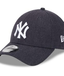New Era 39Thirty Cap New York Yankees Noir Épaissi - Baseball Cap - Hommes - Sportifs - Casual - Fait en Polyester - Tai