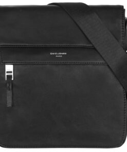 David Jones Sac Homme Cuir Véritable - Sac Bandoulière Porté Epaule Croisé - Style Style Cuir Véritable - Sac Multipoche
