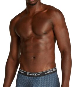 Calvin Klein Caleçon Taille Basse Homme - Confortables et Élégants pour votre Daily Wear - Polyester 80% et Élasthanne 2