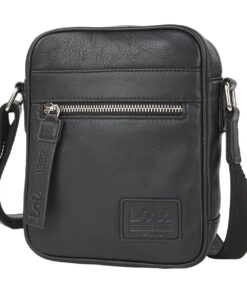 Sac à Dos Homme Leather Bandoulière - Grande Capacité Porter en Main ou Bandoulière - Sacoche Homme Cuir Réglable - Lois
