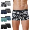 Boxers Naturels HommesLot de 4-8Caleçons pour HommesVerniesMultipackTaille S-XXL