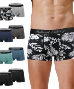 Boxers Naturels HommesLot de 4-8Caleçons pour HommesVerniesMultipackTaille S-XXL