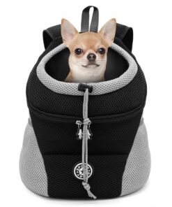 Sac à dos pour animal de compagnie respirant - Sac mains libres adapté pour randonnée et cyclisme - Sac pour chien de pe