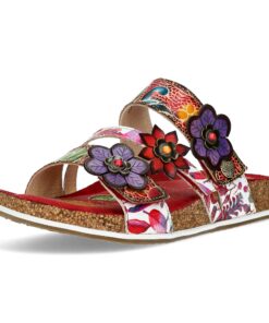 LAURA VITA Mules en Cuir Élégantes pour Femmes - Brcyano 16 - Comfort et Mode pour le PrintempsÉté