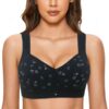 Soutien-gorge à boucle ouverte Uwdiohq pour femmes enceintes avec humour, 4 pièces, sous-vêtement froncé, sans anneaux,