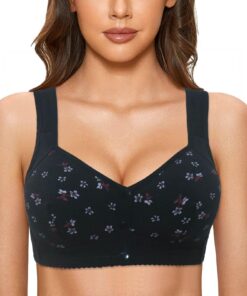 Soutien-gorge à boucle ouverte Uwdiohq pour femmes enceintes avec humour, 4 pièces, sous-vêtement froncé, sans anneaux,