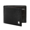 SPARTANO Portefeuille Homme RFID Sécurisé - 11 Emplacements Cartes, Modèle ZEUS en Carbone, Porte-Monnaie Anti-Vol avec