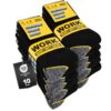 Chaussettes de Travail Homme Fonctionnelles OEKO-TEX Respirantes Confortables Lot de 10 OEKO-TEX STANDARD 100