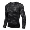 AMZSPORT Maillot de Compression Respirant pour Homme, Séchage Rapide pour Sports d'Extérieur et Intérieur, Global Recycl