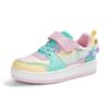 LUCKY STEP Chaussures de Sport Étincelantes pour Filles | Fermeture Auto-agrippante | Perles Brillantes | Confort Optima