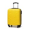 Valise cabine WITTCHEN RigideABS 4 Roulettes Pivotantes Jaune Voyage Air France Easyjet Ryanair