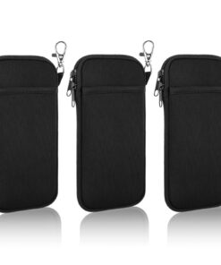 Hifot Double Étui à Lunettes Néoprène Hommes Femmes Voyage Anti-Rayuresporte-à-lunettes